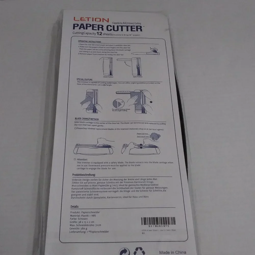 Paper Cutter By Letion - Picture 5 of 6